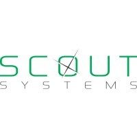 Logo von Scout Systems, bestehend aus grünem Text mit einer stilisierten Kompassnadel.