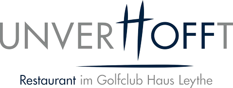 Logo des Restaurants Unverhofft im Golfclub Haus Leythe.